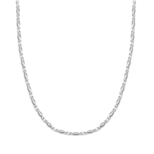 Ketten aus Stainless Steel - Rostfreiem Stahl Oval Silver
