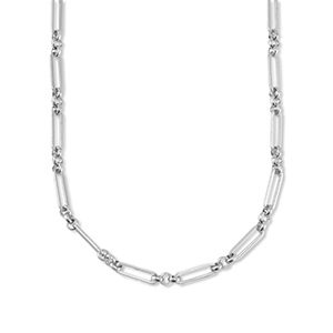 Gliederketten aus Stainless Steel - Rostfreiem Stahl Silver