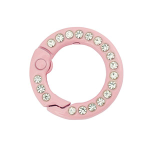 Farbiges Zubeh&ouml;r Schl&uuml;ssel Anh&auml;nger Ring Pink