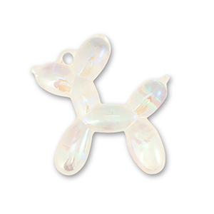 Statement-Anh&auml;nger Ballonhund Transparent-AB coating