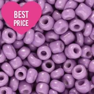 Glasperlen Rocailles 12/0 (2mm) Paisley purple