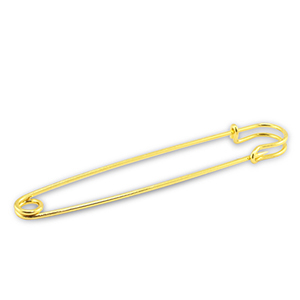 Metall Zubeh&ouml;r Schmuck-Sicherheitsnadel Gold