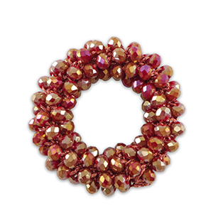 Top Facett Anh&auml;nger 32mm Port red AB