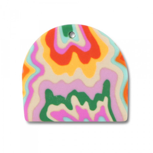Polymer Anh&auml;nger Multicolour
