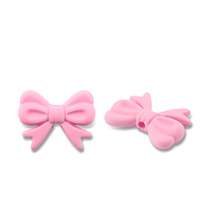 Acryl Perlen Schleife Pink