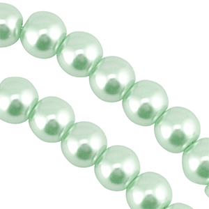 Glaswachsperlen 4mm Pastel mint green