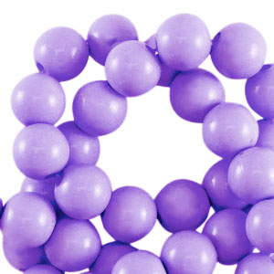 6 mm Acrylperlen shiny Lilac