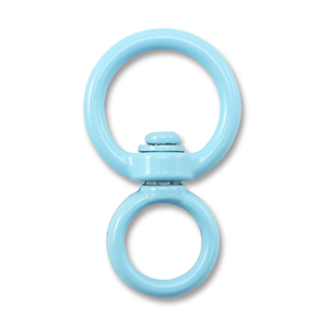 Farbiges Zubeh&ouml;r Schl&uuml;ssel Anh&auml;nger Round Light blue