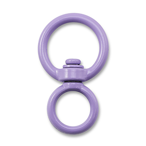 Farbiges Zubeh&ouml;r Schl&uuml;ssel Anh&auml;nger Rund Purple