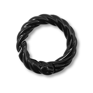 Farbiges Zubeh&ouml;r Schl&uuml;ssel Anh&auml;nger Ring Black
