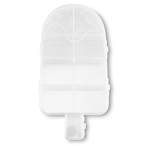 Schmuckdisplay Aufbewahrungsboxen 9 F&auml;cher Ice Lolly Transparent