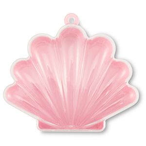 Schmuckdisplay Aufbewahrungsboxen Muschel Transparent-pink