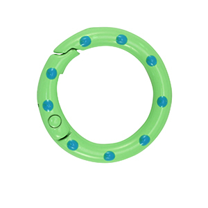 Farbiges Zubeh&ouml;r Schl&uuml;ssel Anh&auml;nger Ring Green-blue