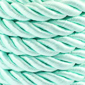 Trendy Kordel Twisted 10mm Light turquoise