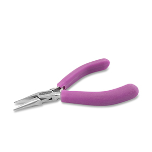 Beadalon Spitzzange mit Feder Purple-silver