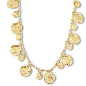 Statement Gliederkette Irregular Gold