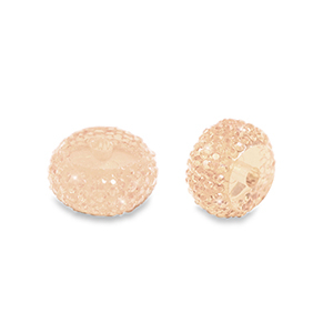 Resin Perlen Rondell 6mm Light peach