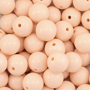14 mm DQ Acrylperlen Nude peach