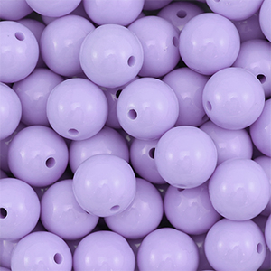 14 mm DQ Acrylperlen Pastel lilac