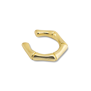 Ohrringe aus Stainless Steel - Rostfreiem Stahl Ear Cuff Gold