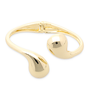 Metallarmb&auml;nder Tropfenform Gold