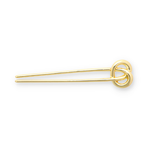 Haarschmuck Franz&ouml;sische Haarnadel Knoten Gold