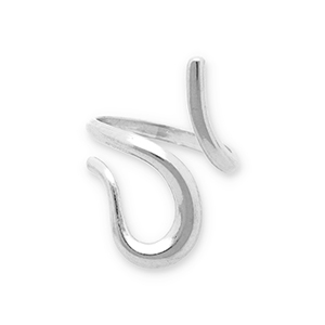 Ringe aus Stainless Steel - Rostfreiem Stahl Schlange Silver