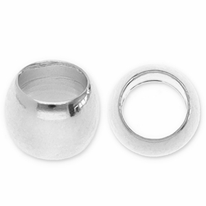 Metall Perlen DQ Tube Antik silber (Nickelfrei)