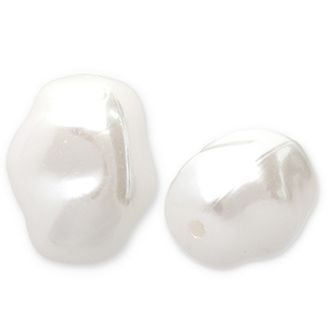 Imitationsperlen White