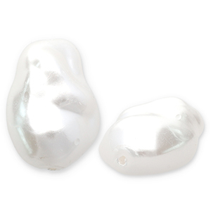 Imitationsperlen White