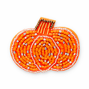 Broschen K&uuml;rbis Orange