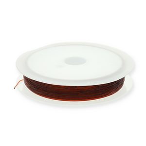 Elastik Schmuckdraht 0.5mm Brown