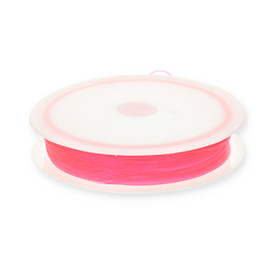 Elastik Schmuckdraht 0.5mm Neon pink