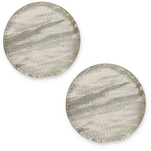 12 mm flach Cabochon Polaris Elements Las Vegas Beige