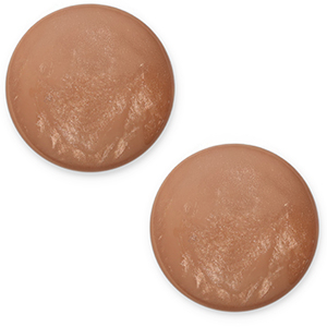 12 mm classic Cabochon Polaris Elements Jais Brown