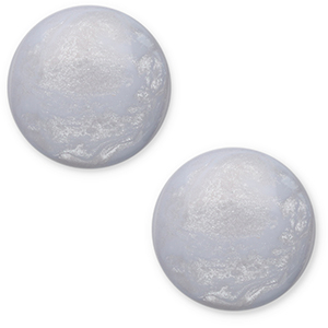 7 mm classic Cabochon Polaris Elements Jais Sky blue
