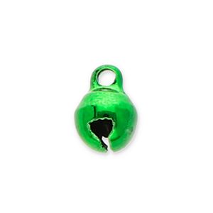 Metall Anh&auml;nger Gl&ouml;ckchen 6mm Green