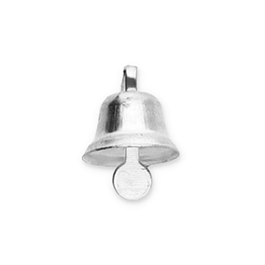 Metall Anh&auml;nger Weihnachtsglocke Silver