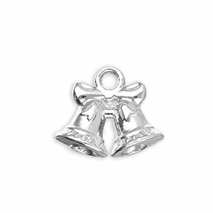 Metall Anh&auml;nger Glocken Silver