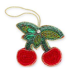 Trendy-Anh&auml;nger Kirschen Green-red-gold