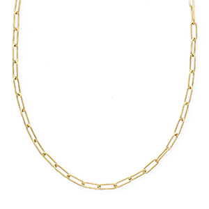 BY31&reg; Stainless Steel - Rostfrei Stahl Gliederketten Gold