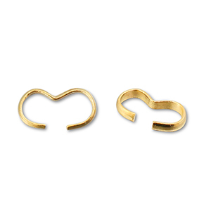 Metall Zubeh&ouml;r DQ Schmuck-Verbinder Gold (Nickelfree)