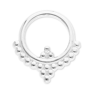 Stainless Steel - Rostfrei Stahl Schmuckzubeh&ouml;r Anh&auml;nger / Zwischenst&uuml;ck Silver