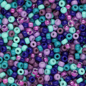 Miyuki Rocailles 8/0 Purple mint