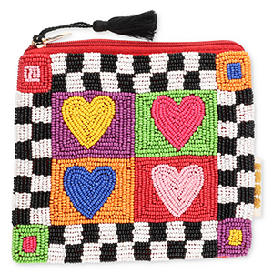 BY31&reg; Etui Herzen & W&uuml;rfel Black-white-multicolour