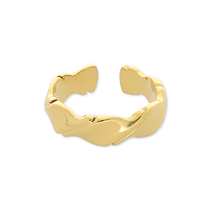 Ringe aus Stainless Steel - Rostfreiem Stahl Gold