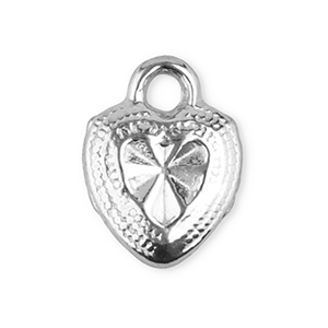 Stainless Steel - Rostfrei Stahl Anh&auml;nger Herz Silver