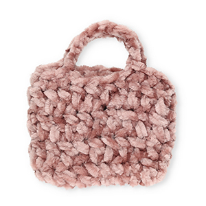 Handgeh&auml;kelte T&auml;schchen Mauve pink