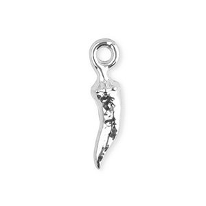 Stainless Steel - Rostfrei Stahl Anh&auml;nger Chilischote Silver