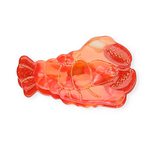 Haarschmuck Haarklemme Krebs Red-gold